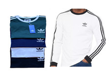 ADIDAS ORIGINALS 3 STRIPES LONG SLEEVE T SHIRT FOR MEN'S