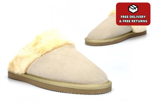 Womens suede slippers size - womens,