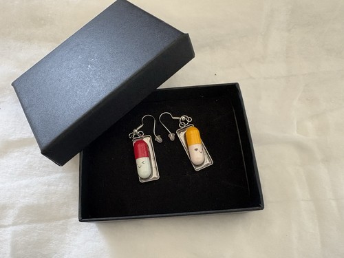 Silver metal capsule - silver,