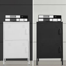 Storage Cabinet Mobile Steel Cupboard Free Standing Metal Office Filing Cabinets