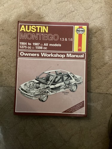 Austin montego haynes manual - haynes,