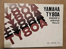 1974 Yamaha TY80 Instruction