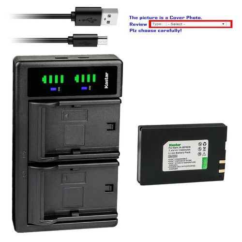 Kastar battery ltd2 usb - kastar,