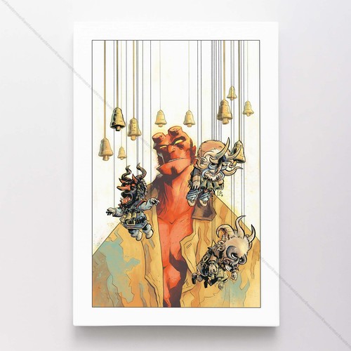 Hellboy poster canvas - hellboy,