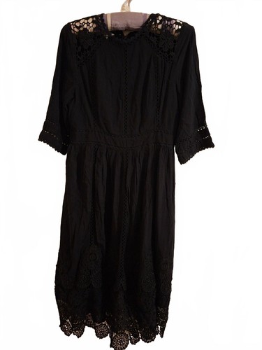 Black monsoon midi - black, dress