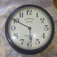  National Electric Bakelite Wall Clock  38cm  15"  #3