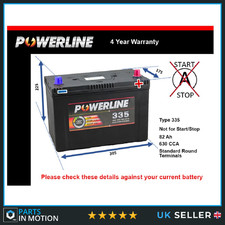 Battery fits TRIUMPH 2500PI