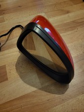 VAUXHALL CORSA 2012 O/S WING MIRROR ELECTRIC RED