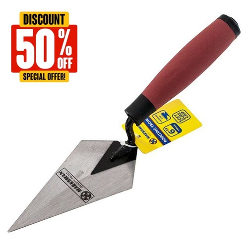 Soft grip pointing trowel - 6",