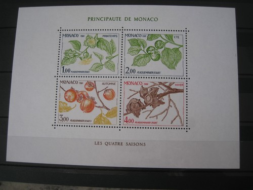 Monaco mnh 1981 four - mnh,