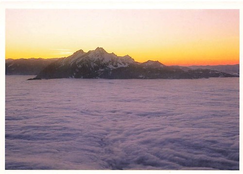 Old postcard pilatus - old,
