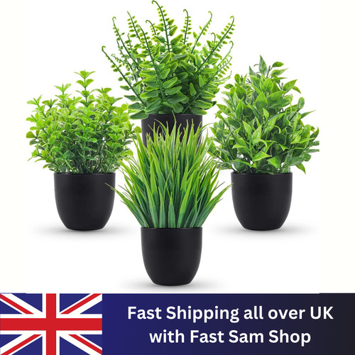 Set artificial plants in - of,
