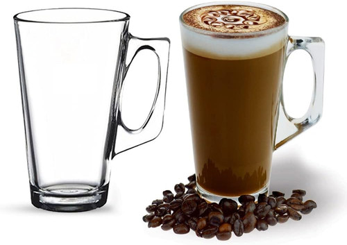 Pack large latte glasses - 2,