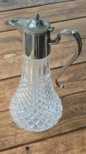Vintage Decanter - Crystal & Silver Plate