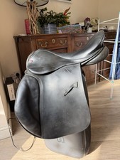 Jeffries Falcon Adler VSD Saddle Black 18" Wide Fit
