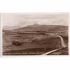 STOCKIEMUIR ROAD near Drymen, Showing Buchanan Arms Hotel, RP Postcard c1947