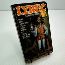 Lyrec Gregory Frost Paperback 1984 Ace Vintage Fantasy Novel Man & a Cat