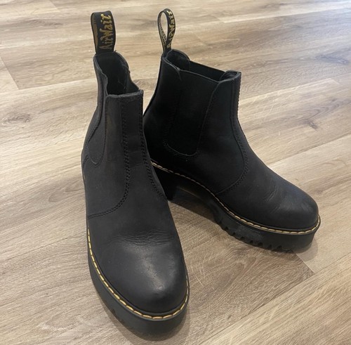 Martens black leather - dr.,