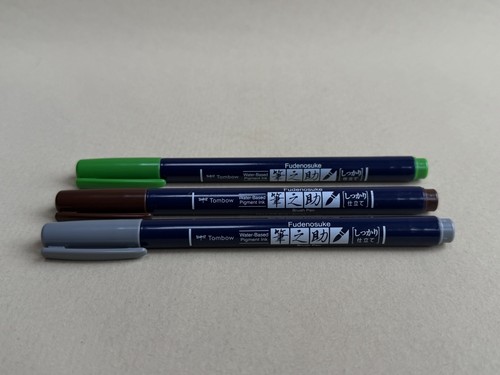 Tombow fudenosuke hard tip - fudenosuke,