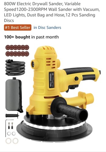 Drywall sander 800w electric - sander,