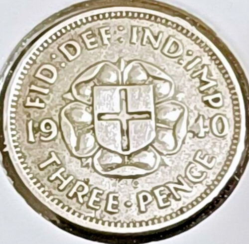 1940 threepence george - george, vi