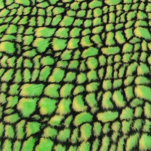 Dinosaur jacquard fur - -, fabric