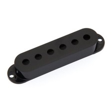 Hosco Single Coil Pickup Cover Fender Stratocaster Style (Black)