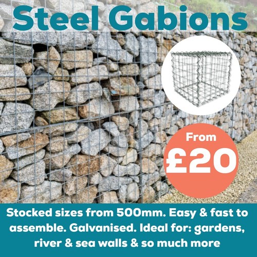 Gabion baskets galvanised - gabion, wire