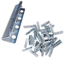 50 * 13mm Webbings Clips Metal Ends for Chair Webbing Upholstery Repair for S...