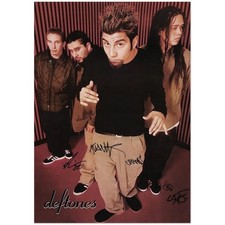 Deftones Band Signed Vintage