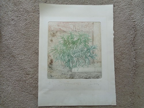 Dennis baxter etching 1982 - dennis, baxter,