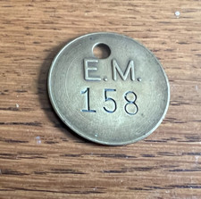 EMLEY. MOOR. 158.    EMERGENCY ISSUE,   COLLIERY MINERS PIT CHECK