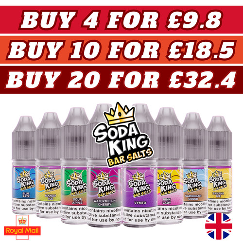 Soda king bar salts nic - bar, salt