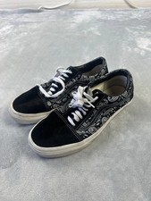 Vans Men’s off the wall Old Skool trainers Uk 8 Black Paisley