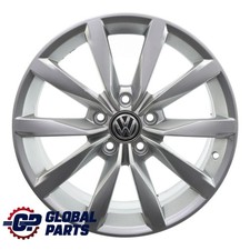 Volkswagen Golf Mk7 Silver Alloy Wheel Rim 17" 7J  ET49 5G0601025CH