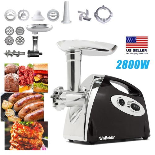 Electric meat grinder mincer - meat,