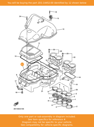 Yamaha seal 2d1 14452 oem - seal,,
