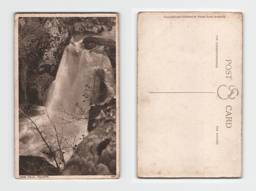Postcard snow falls - -,
