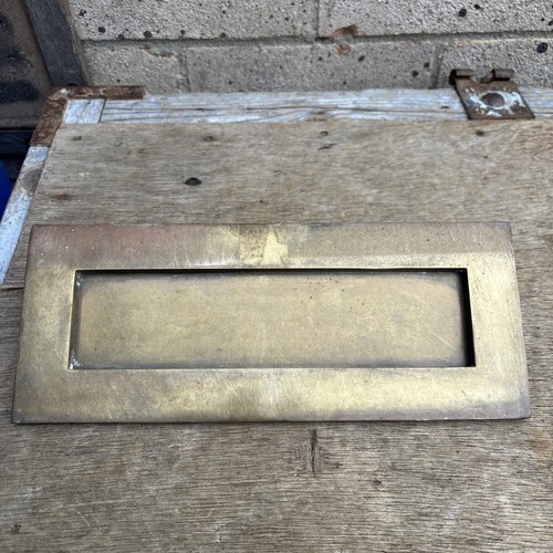 Antique vintage brass letter - vintage,