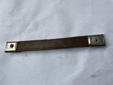 Brown Leather  Portable Gramophone Case Handle