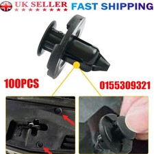 100x 8mm Bumper Clips- Plastic