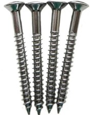 4x CHROME GUITAR NECK PLATE