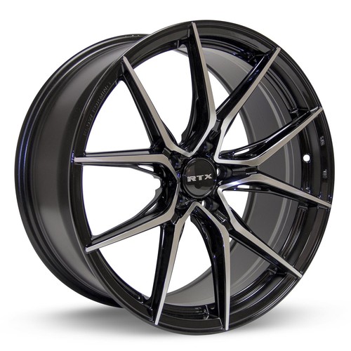 20x9 black alloy wheel rim - black,