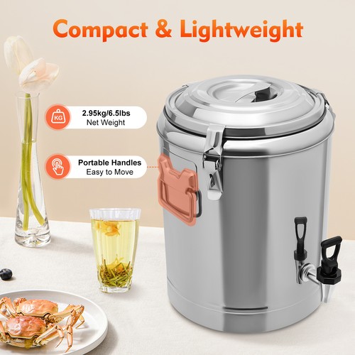 Stainless steel soup - steel, container