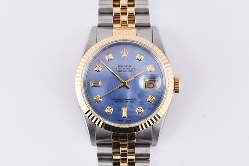 Rolex datejust 16233 yellow - rolex,