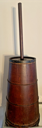 Antique wooden butter churn - wooden,