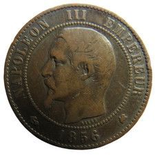 1856-K France Napoleon III 10