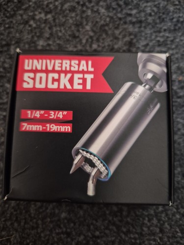 Universal socket 19mm multi - 7-19mm,