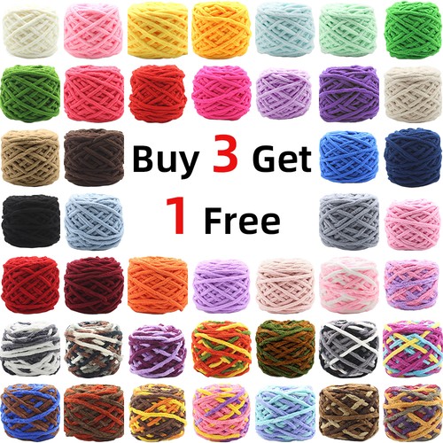 100g skeins chunky chenille - 100g,