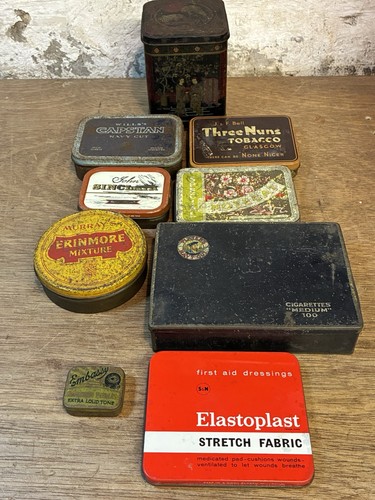 Vintage tobacco tins - 9,